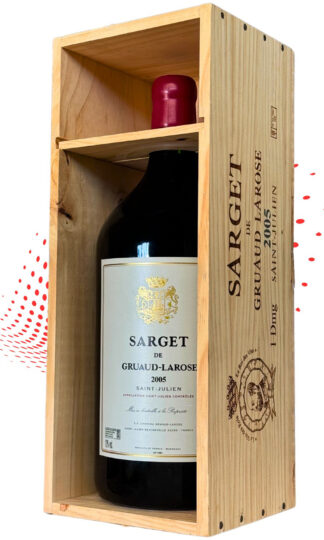 Double magnum Sarget de Gruaud Larose 2005 - Saint-Julien