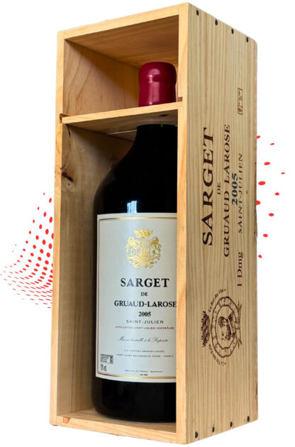 Double magnum Sarget de Gruaud Larose 2005 - Saint-Julien
